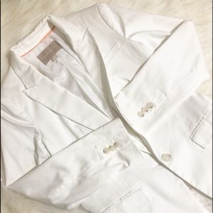 Banana Republic White Blazer